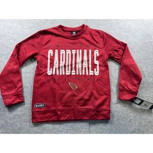 Outerstuff NFL Arizona Cardinals Kids Size S-8 Red Performance Fleece Sweater‎